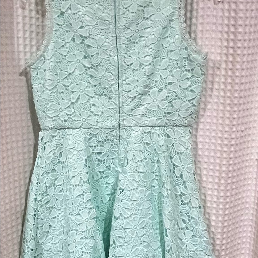 Girls LIME Green Dress 👗 - Size 16 - Picture 5 of 10